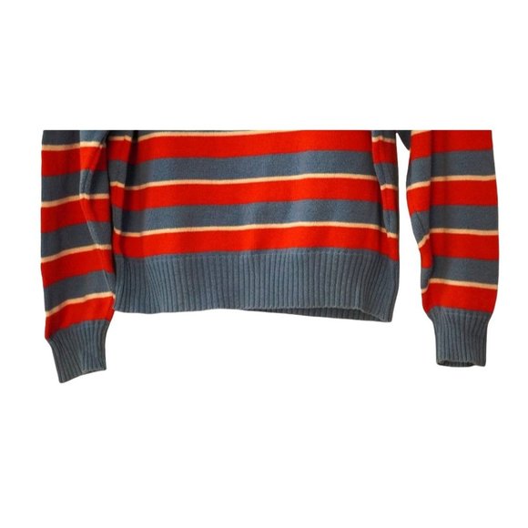 Vintage Chaps Ralph Lauren Sweater, 80s Striped Sweater, Red White Blue Pullover - Picture 6 of 8